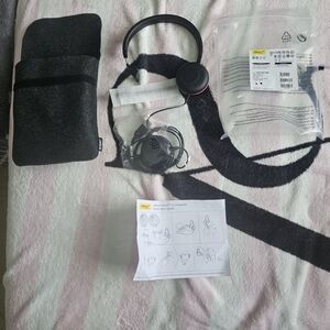 Jabra Black Wired Headset With Case